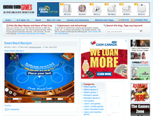 Tablet Screenshot of casino.thetazzone.com
